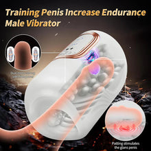 Laden Sie das Bild in den Galerie-Viewer, Automatische Masturbatoren Penis Stroker Blowjob mit 10 Klopfen &amp; 10 Vibrationsmodi