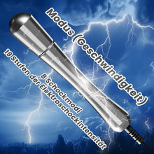 Laden Sie das Bild in den Galerie-Viewer, 110 mm Elektro Schock Metall Buttplug elektrische Stimulator Prostata Massager