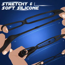 Laden Sie das Bild in den Galerie-Viewer, 3 in 1 Analkugeln Prostatamassager Dual Penisringe Analvibrator Spielzeug