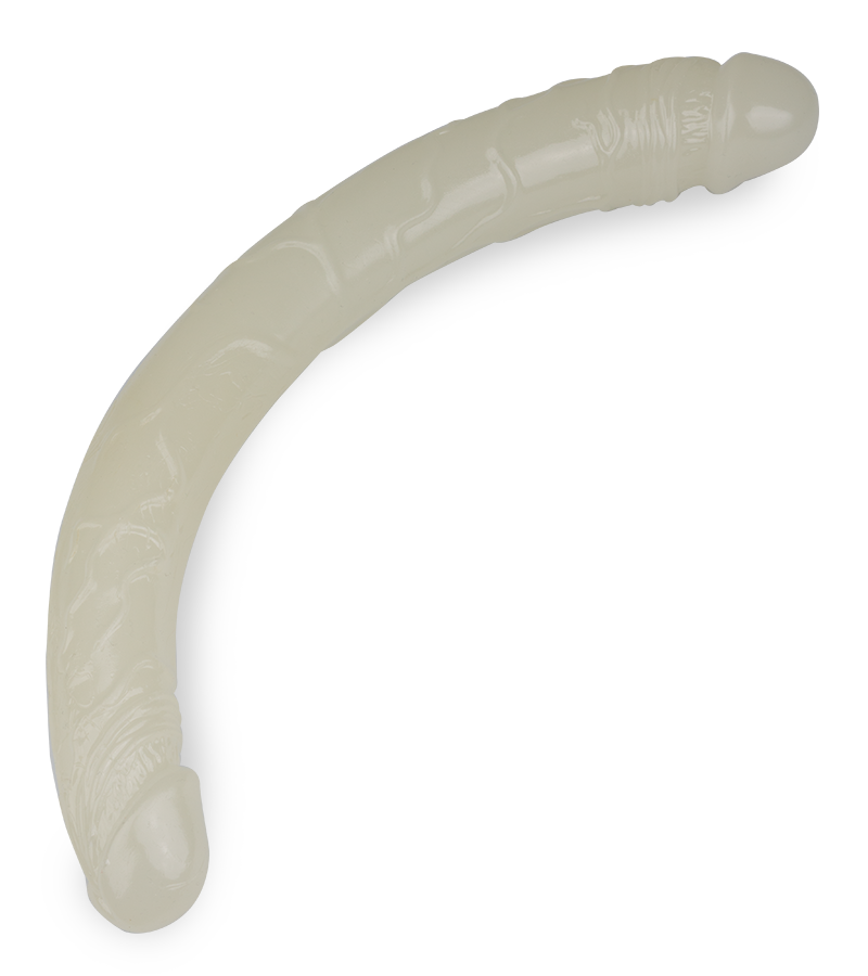 37 cm langer phosphoreszierender Doppeldildo Lumino