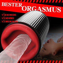 Laden Sie das Bild in den Galerie-Viewer, Cyclone Thruster Penisvibratoren mit rotierender Vibration und Saugfunktion