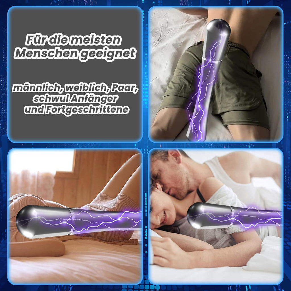 110 mm Elektro Schock Metall Buttplug elektrische Stimulator Prostata Massager