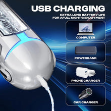 Laden Sie das Bild in den Galerie-Viewer, Automatischer Masturbatoren Penis Stroker Blowjob mit 10 Vibrations &amp; Saug und Heizmodi