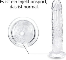 Laden Sie das Bild in den Galerie-Viewer, 18cm Kleiner Penis Dildo für Frauen, Weicher Realistischer Anfänger Sexspielzeug Gelee Dildo mit Sauger für Damen Paare Erwachsene Sex Spielzeug &amp; Spiele
