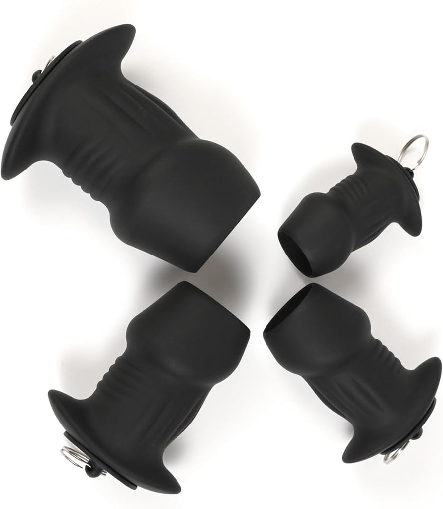 BDSMAGE Anal Tunnel Plug Set,Analplug für Paare Frauen Männer,Spekulum Plugs Sexspielzeug Analspielzeuge Analdehner erotisches Sexspielzeug für Paare extrem Sex Fisting (S+M+L+XL)