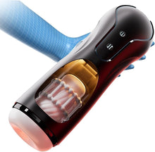 Laden Sie das Bild in den Galerie-Viewer, Masturbieren für Männer PINTLE Elektrische Cup-Masturbatoren mit 10 Saugen &amp; Schlucken &amp; Vaginalverengung &amp; Kolbenbewegung Leise Bohrmaschine Blowjob Sex Spielzeug für die Männer Paare Solo Sextoys