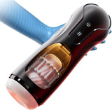 Masturbieren für Männer PINTLE Elektrische Cup-Masturbatoren mit 10 Saugen & Schlucken & Vaginalverengung & Kolbenbewegung Leise Bohrmaschine Blowjob Sex Spielzeug für die Männer Paare Solo Sextoys