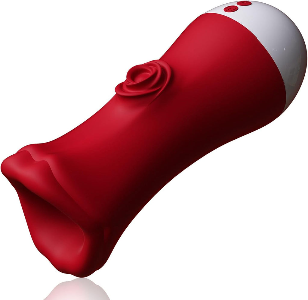 Elektrische Cup-Masturbatoren Realistisches Blowjob mit 9 Vibrationsmodi Sexspielzeug für Männer Vibratorensets Elektrisch Sextoysets Für Men