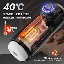 Laden Sie das Bild in den Galerie-Viewer, 5 IN 1 Cup Masturbator 【10 Frequenz Stoßen + Vibration】【4 Frequenz Saugen】【42° Heizung】