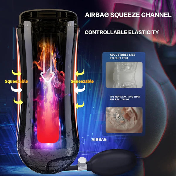 Elektrischer Penistrainer Stroker Blowjob Masturbatoren mit 10 Massagefunktion