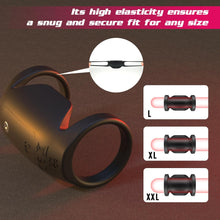 Laden Sie das Bild in den Galerie-Viewer, 2 IN 1 Elektrischer Penistrainer Vibrator Masturbator mit 10 Kraftvollen Vibrationsmodi