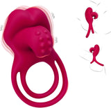 Penisring Vibrator mit Klitoris Stimulator Penisring Vibration Paarvibrator für Paare Penis-Vibrator Sexspielzeug für Paare zu Zweit Penis Ring Vibratoren Klitoris Sex Spielzeug mit 10 Vibrationsmodi