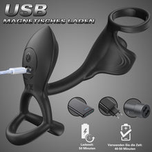 Laden Sie das Bild in den Galerie-Viewer, APP Penisring Set Sex Spielzeug für die Männer, 9 Vibrationsmodi Penis Vibrator Massagegerät, Penis Ring Cockringe Erotik Sexspielzeug für Paare Extrem Sex, Cockring Hodenringe Erotisches für Klitoris