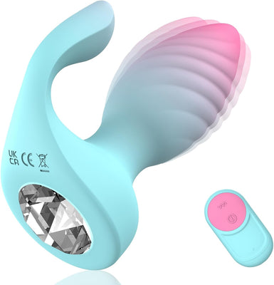 Analplug für Frauen mit Vibration Anal Plug Vibrator, Analvibratoren für Mann Butt Plug Sexspielzeug für Paare mit 10 Vibration Prostata Stimulation Männer Sex Spielzeug für die Männer Buttplug