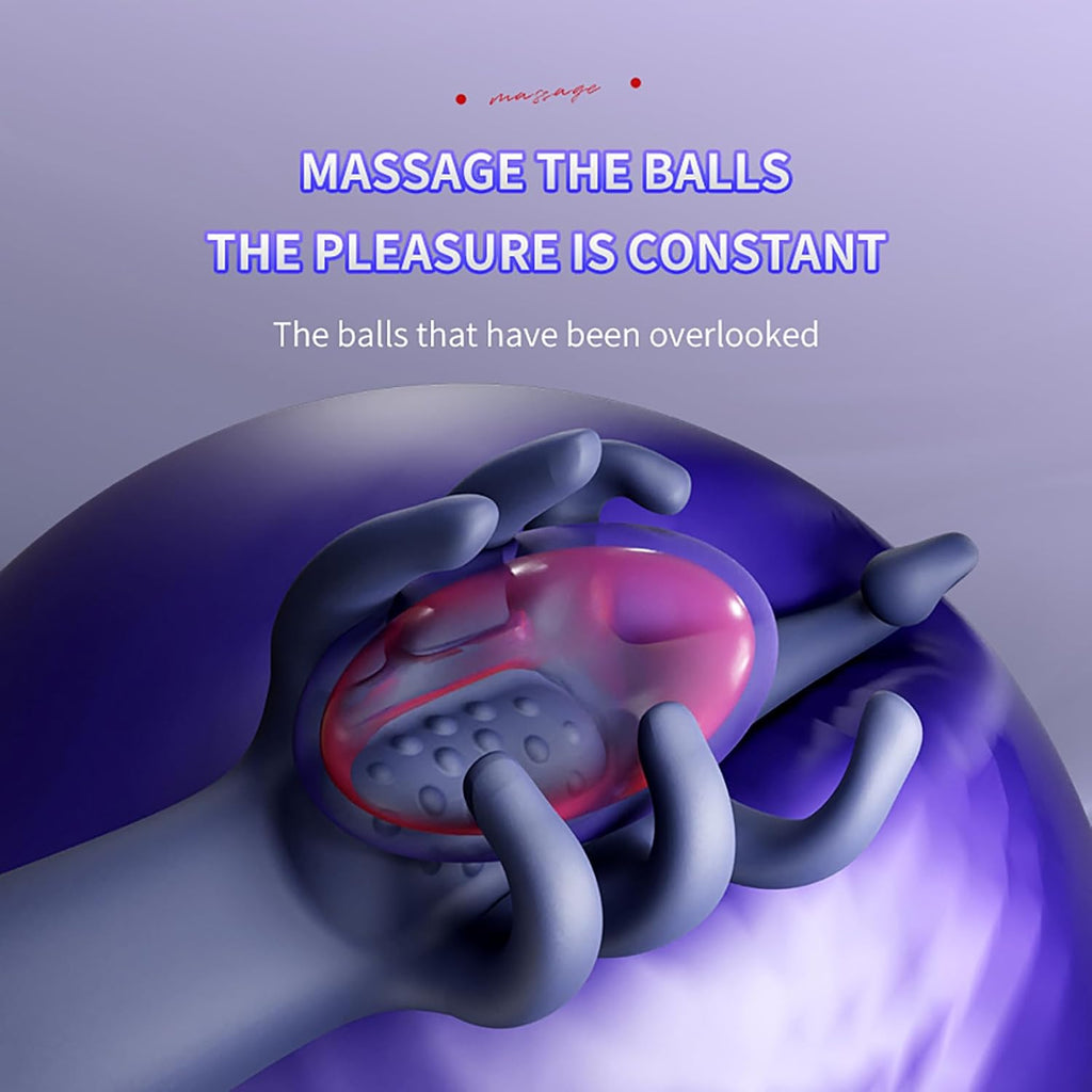 Masturbator Mann Elektrischer Masturbator Penismassage Penisvibrator Mit 10 Vibrationsmodi Vibratoren für Männer Leise Eichelvibrator Penis Trainer Sexspielzeug für Männer Solo
