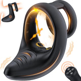Penisring Perineum Prostata Stimulation Männer, Vibratorensets Sex Spielzeug Für Die Männer Penisringe, Vibrator Mit Fernbedienung Dual Cockring Massagegerät, Sexspielzeug Für Paare Extrem Sex