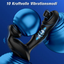 Laden Sie das Bild in den Galerie-Viewer, Analvibratoren für Männ Prostata Stimulation Männer Analplug für männer mit 10 Schlagmodi 10 Vibrationen Sexspielzeug für die Männer Anal Vibrator Dildo Vibratorensets für Männer Perineum Stimulation