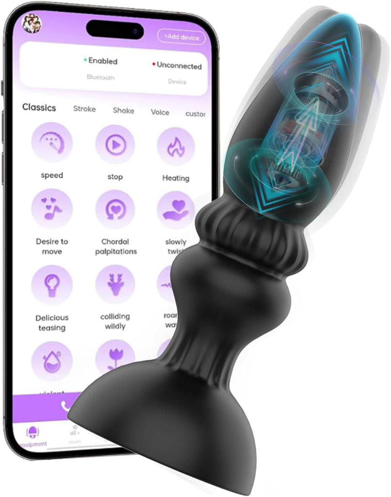 Analvibratoren für Mann mit 10 Vibration Analplug# für Männer mit App-Steuerung analvibrator Anal toy Buttplug Prostata Stimulator Anal Plug Vibratorensets Sex Spielzeug für Paare