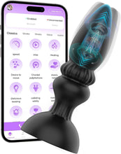 Laden Sie das Bild in den Galerie-Viewer, Analvibratoren für Mann mit 10 Vibration Analplug# für Männer mit App-Steuerung analvibrator Anal toy Buttplug Prostata Stimulator Anal Plug Vibratorensets Sex Spielzeug für Paare