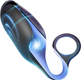 Elektrische Penis Trainer mit 5 Elektroschock-Modi und 10 Vibrationen Silikon Vibrator Masturbator Penis Stimulator Masturbieren Eichelstimulator Penistrainer Sex Spielzeug für Männer Paare