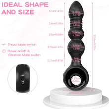 Laden Sie das Bild in den Galerie-Viewer, Analvibratoren für Mann, Wordone Analplug für Männer mit 10 Vibrationen&amp;7 Stoßbewegungen, Buttplug Prostata Stimulation Sex Spielzeug für die Männer, Analspielzeug-Analplug# für Frauen Paare