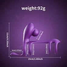 Laden Sie das Bild in den Galerie-Viewer, Sex Spielzeug Für Die Paare Penisring Mit Doppel Motor 10 Vibrationsmodi Cockring Für Penis Und Klitoris Stimulation Verzögerte Ejakulation Und Penis Training