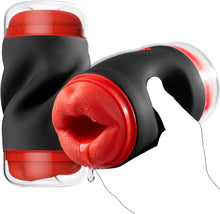 Laden Sie das Bild in den Galerie-Viewer, Masturbieren für Männer Elektrischer Masturbator mit 9 Zungenleckmodi 9 Saugmodi 9 Vibrationen Blowjob Transparent Taschenmuschi Sex Spielzeug für die Paare Sexspielzeug für männer solo