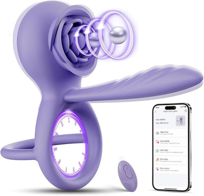 Männlicher Penisring-Vibrator, Sexspielzeug für extremen Sex für Paare mit 9 Vibrationsmodi und Fernbedienung, Cockring-Vibrator Massage Cock Hoden Sexspielzeug für Männer