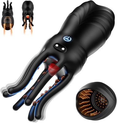 Masturbieren für Männer Penis Vibrator Eichel Stimulation, Sex Spielzeug für die Männer Extrem Oralsex Masturbatoren 10 Modi, Vibratorensets Sexspielzeug für Männer Zunge Solo Paare Taschenmuschi