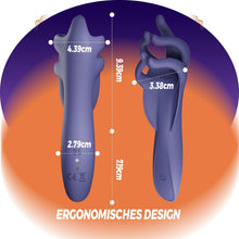 Laden Sie das Bild in den Galerie-Viewer, Penisring Vibrator Masturbieren für Männer, 10 Vibrationsmodi Sex Spielzeug für Die Männer Elektrischer Masturbator, Neu Penis Trainer Sexspielzeug für Paare Extrem Sex