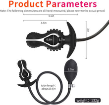 Laden Sie das Bild in den Galerie-Viewer, Neuer Aufblasbar Analplug Buttplug Sex Spielzeug Verstellbar Riesen Dildo Butt Plug Analkugeln Anal Spreizer Fetisch BDSM Prostata Stimulation SM Sexspielzeug Extreme Sexspielzeug für Paare