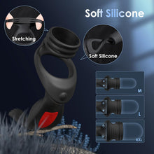 Laden Sie das Bild in den Galerie-Viewer, Vibrating Cock Ring Anal Plug - Sex Toys for Men Adult Toy Penis Ring with 11 Vibrators Modes, Vibrating Butt Plug Prostate Massager Male Sex Toy, Remote Control Vibrator Prostate Toy Lesbian Sex Toys