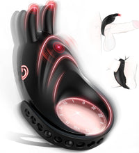 Laden Sie das Bild in den Galerie-Viewer, Sex Spielzeug für die Männer Penisring mit Einstellbare Größe, Cockring Vibration Sex Spielzeug für Paare mit Rabbit Vibrator für Klitoris, Erotik Sexspielzeug Penis Ring Sex 7 Vibrationsmodi Sex Toys
