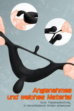 Laden Sie das Bild in den Galerie-Viewer, Penisring Vibrator, Penis Ring Sex spielzeug für Die Paare Penis Massagegerät für Langwährende Erektion, Sex Spielzeug für Die Männer mit 9 Vibrationsmodi, Erotisches Sexspielzeug Sex Toyset Damen