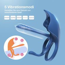 Laden Sie das Bild in den Galerie-Viewer, Penisring Vibrator mit App, Sex spielzeug für Paare extrem sex, Penisringe Erotik Sex Spielzeug für die Männer, Cockring für Klitoris Penis, Erotisches Pleasure Ring mit 5 Vibrationsmodi Sex Toys