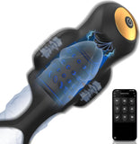 Eichel Stimulation Trainer,Sex Spielzeug für die Männer Zunge Oralsex Masturbator 9 Modi