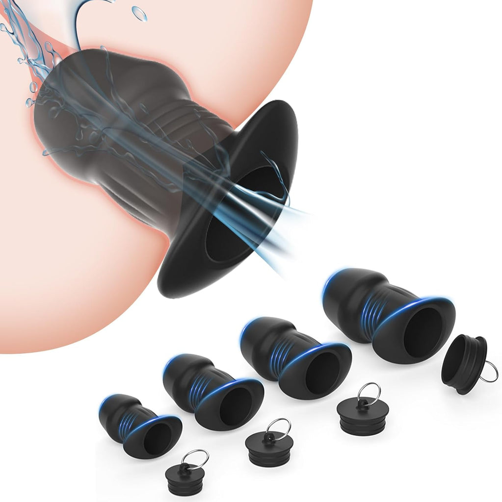 BDSMAGE Anal Tunnel Plug Set,Analplug für Paare Frauen Männer,Spekulum Plugs Sexspielzeug Analspielzeuge Analdehner erotisches Sexspielzeug für Paare extrem Sex Fisting (S+M+L+XL)