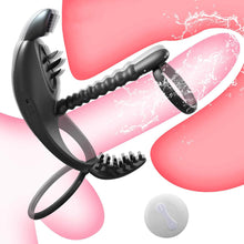 Laden Sie das Bild in den Galerie-Viewer, Penisring Vibrator für Männer enis Ring für Paare Extrem,7 Vibrationsmodi Cockring Penistrainer Sexspielzeug für Klitoris für längere Erektion Stimulation Penis Sex Toys penisring mit vibrator
