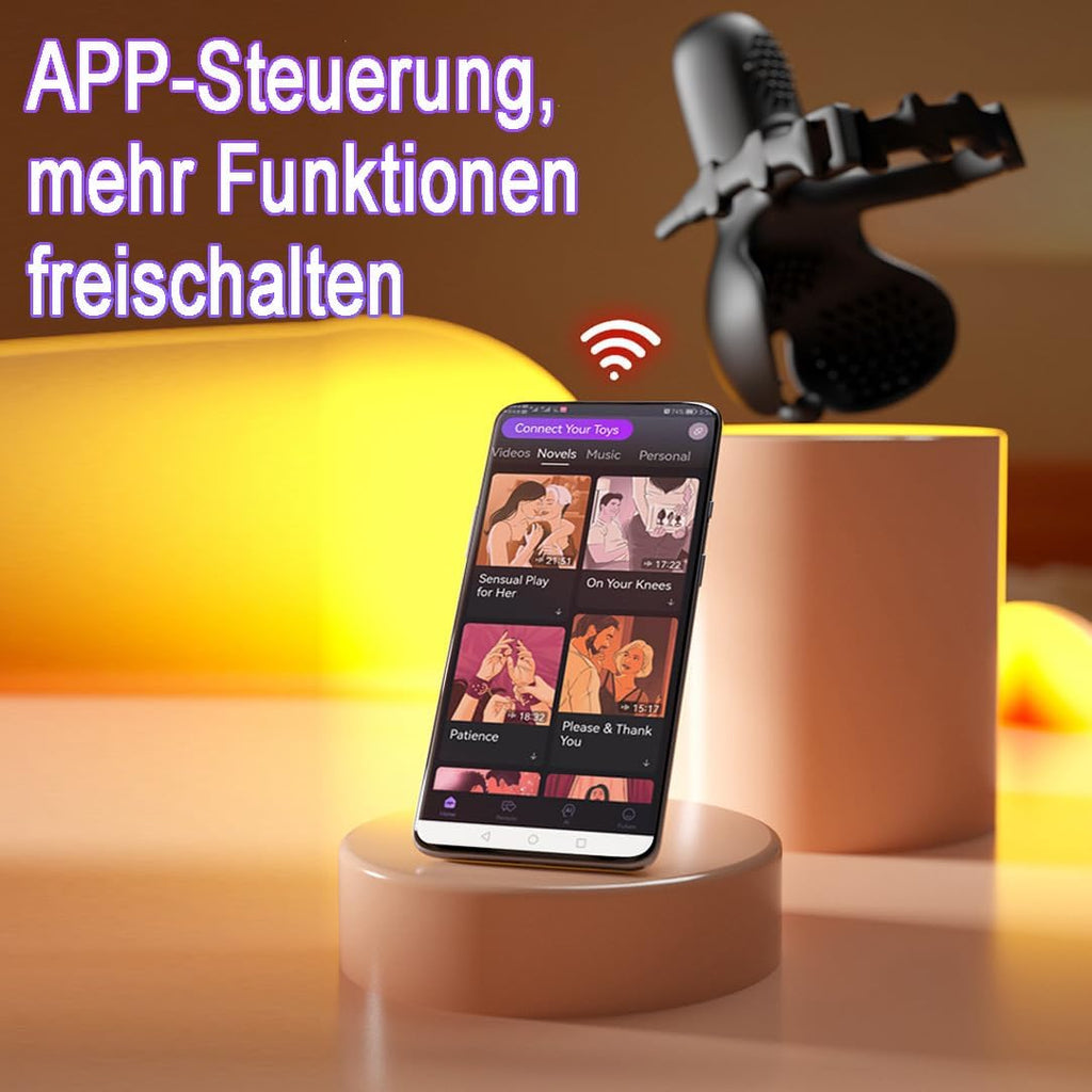 Vibrator Cockringe Extrem Silikon Penisring Vibratoren mit Hoden Vibrierende Cockring für Männer mit 10 Vibrationmodis für Penis Sex Spielzeug für die Männer Stimulation Sex Toy