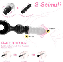 Laden Sie das Bild in den Galerie-Viewer, Analvibratoren für Mann, Wordone Analplug für Männer mit 10 Vibrationen&amp;7 Stoßbewegungen, Buttplug Prostata Stimulation Sex Spielzeug für die Männer, Analspielzeug-Analplug# für Frauen Paare