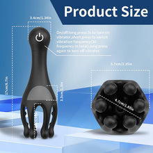 Laden Sie das Bild in den Galerie-Viewer, 360°Körner Stimulation Masturbator Penismassage mit 10 Leistungsstarke Vibrationsmodi