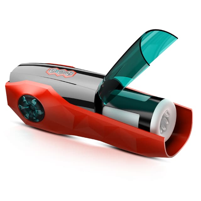 Red Racer - 10 Rotating Thrust Masturbator