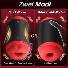 Laden Sie das Bild in den Galerie-Viewer, Masturbieren für Männer Elektrischer Masturbator mit 9 Zungenleckmodi 9 Saugmodi 9 Vibrationen Blowjob Transparent Taschenmuschi Sex Spielzeug für die Paare Sexspielzeug für männer solo