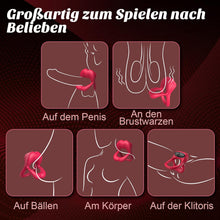 Laden Sie das Bild in den Galerie-Viewer, Penisring Penis Vibrator Sex Spielzeug für die Paare, Penies Ring für Sex Penisringe mit Klitoris Stimulator, Sexspielzeug für Paare Extrem Sex Dual Penis Ring, Erotisches Sex Toys Cockring für Männer