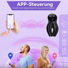 Laden Sie das Bild in den Galerie-Viewer, Masturbieren für Männer Elektrischer Masturbator - Sex Spielzeug für die Männer mit 10 verschiedenen Vibrationen zur Stimulation des Eichel und Verlängerung der Ausdauer, Stärker Power Penis Vibrator