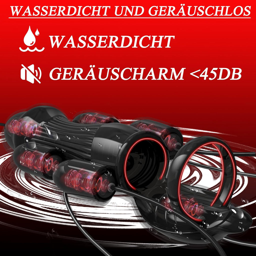 Penishülle mit Masturbieren für Männer,Sexspielzeug für Männer solo,Penis Sleeve mit Vibrator,Penismanschetten,Sex Toyset Herren,Masturbator,Sex Spielzeug für die Männer (Ultimate)