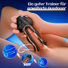 Laden Sie das Bild in den Galerie-Viewer, Masturbator Sexspielzeug für Paare Extrem Sex Toy mit 10 Vibrations Qualle Tentakel Penismassage Nippel &amp; Klitoris Stimulator, Vibratorensets Penis Vibrator - Erotik Sextoysets für Ihn und Frauen