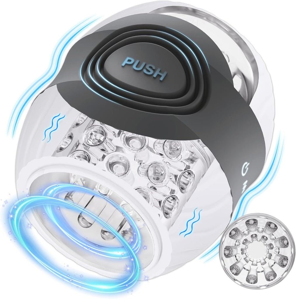 Masturbieren für Männer Elektrisch Masturbator, 10 Vibration Sex Spielzeug für die Männer Taschenmuschi, Penis Vbratorensets Sexspielzeug Solo Masturbatoren Handfrei, Sex Toyset für Man