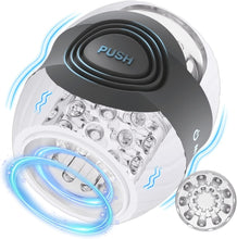 Laden Sie das Bild in den Galerie-Viewer, Masturbieren für Männer Elektrisch Masturbator, 10 Vibration Sex Spielzeug für die Männer Taschenmuschi, Penis Vbratorensets Sexspielzeug Solo Masturbatoren Handfrei, Sex Toyset für Man