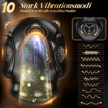 Laden Sie das Bild in den Galerie-Viewer, 4-in-1 Mouth-shaped Masturbating for Men, Soft Masturbator Oral Sex Glans Stimulator, Electric Sex Toy for Men, Solo Quiet Pocket Pussy Vibrator with 10 Vibrations &amp; App